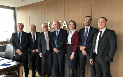 Daniel GOUPILLAT, Président de la Fédération nationale des SOCAMA à la rencontre des Présidents de SOCAMA et des dirigeants des Banques Populaires régionales