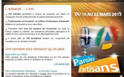 Les SOCAMA partenaires de la « Semaine Nationale de l’artisanat »