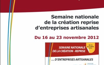 Semaine nationale de la création reprise d’entreprise
